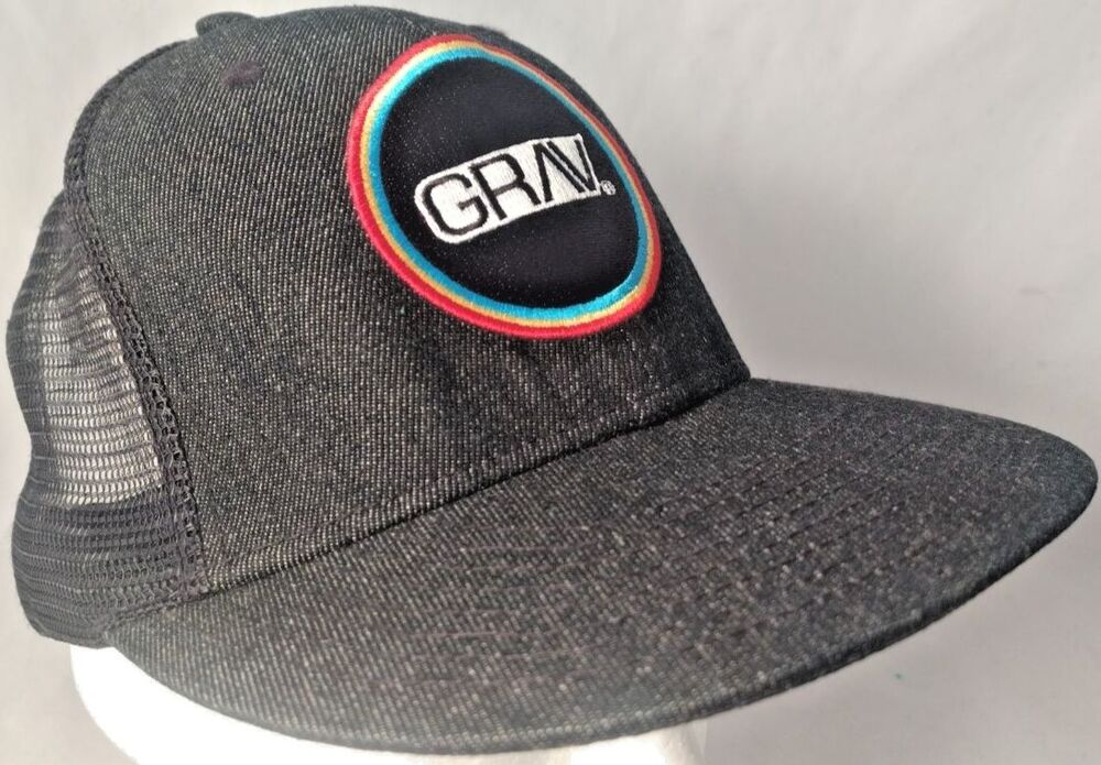 GRAV Smoking Accessories Adjustable Snapback Mesh Back Trucker Hat/Cap-NEW!